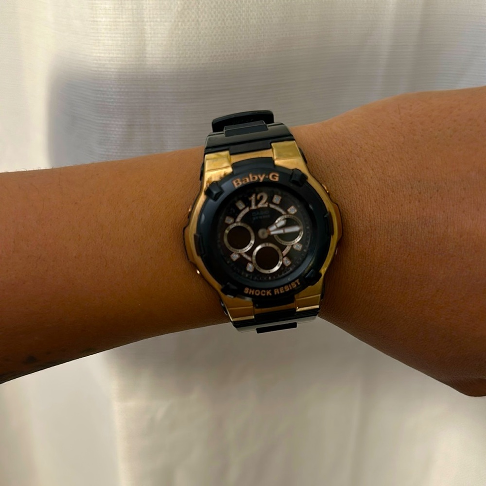 baby-G (G shock watch) Black and Bronze